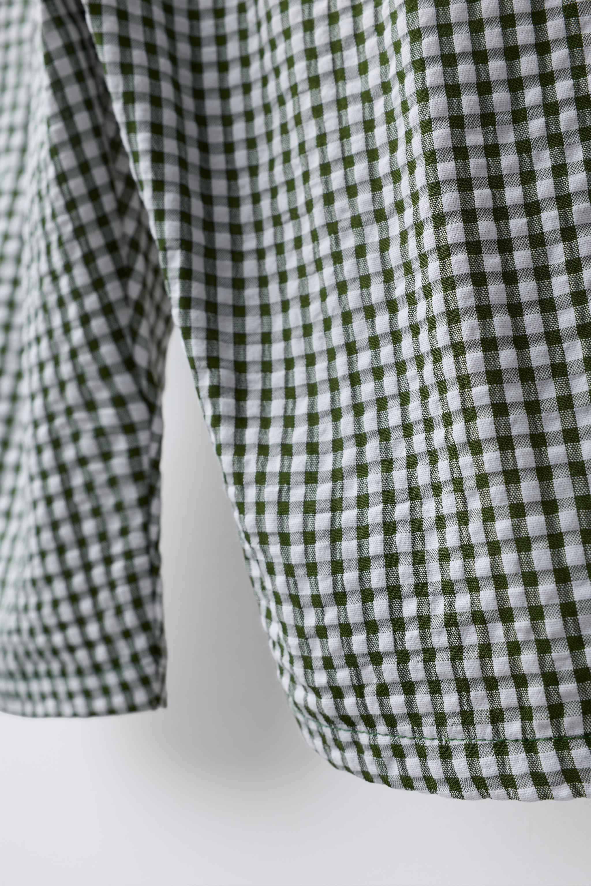 PANTALON BAGGY À CARREAUX VICHY